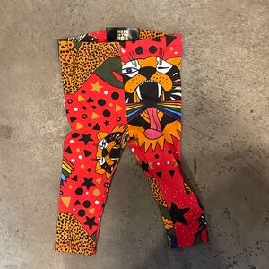 NWT nooworks pride tiger kids leggings